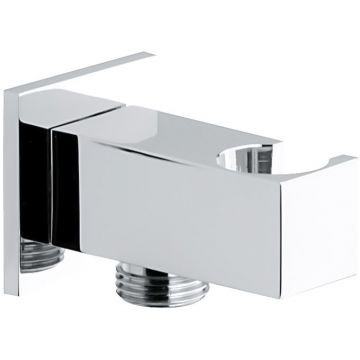 Держатель ручного душа Emmevi (Эммеви) , квадратный, с водоотводом из латуни, М1/2″xМ1/2″, золото, C06934/OR