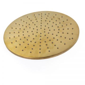 Душевая головка Emmevi (Эммеви) , антикальковая, латунь 300 мм, подключение 1/2″, брашированное золото, C06657mm300/ORS