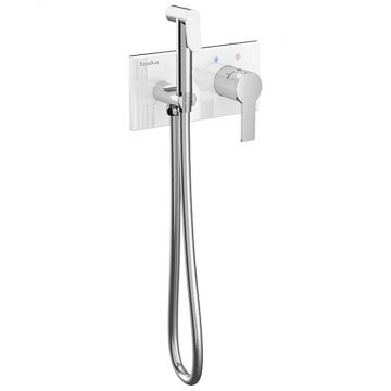 Гигиенический душ Теска Elsa BTK6410W со смесителем, С ВНУТРЕННЕЙ ЧАСТЬЮ, хром, Teska