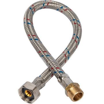 Гибкая подводка Stout (Стаут) для воды НР 3/8 х ВР 1/2 400 мм (SHF-0065-081015)