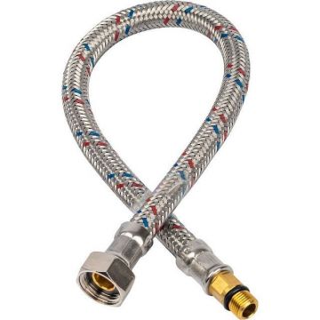 Гибкая подводка Stout (Стаут) для воды M10 (18 мм) х ВР 3/8 400 мм (SHF-0015-181010)