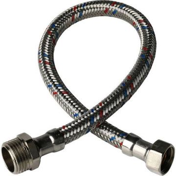 Гибкая подводка Stout (Стаут) для воды НР 1/2 х ВР 3/8 400 мм (SHF-0075-081510)