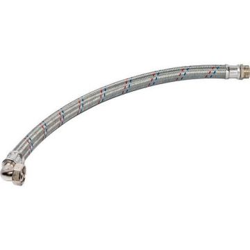 Гибкая подводка Stout (Стаут) для воды НР 1 х ВР 1 угловая 800 мм (SHF-0167-252525)