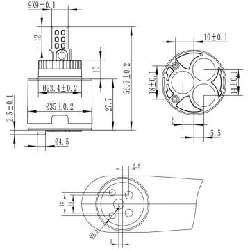 Картридж для смесителя Savol S-FX02