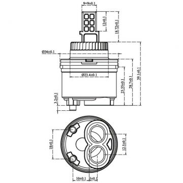 Картридж для смесителя Savol S-FX04