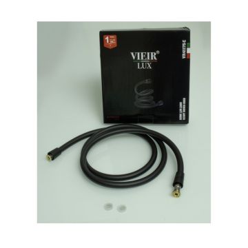 Шланг для душа Vieir (Виеир) 200 см, силикон VR41200-C черный