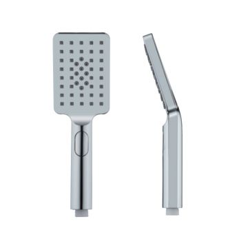 Лейка для душа Vieir (Виеир) (3 режима) квадрат кнопка VR1017 хром