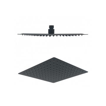 Лейка тропическая для душа Vieir (Виеир) 30х30 квадрат VR2102-30C черный