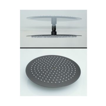 Лейка тропическая для душа Vieir (Виеир) 30х30 круглый VR2103-30G графит