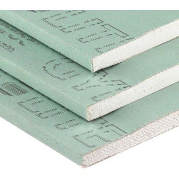 Гипсокартонный лист ГКЛВ Gyproc Аква Лайт 2500х1200х9,5 мм