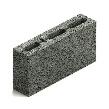 Блок керамзитобетонный перегородочный трехпустотный Steingot (Стейнгот) М50 390х90х188 мм