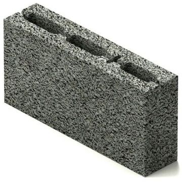 Блок керамзитобетонный перегородочный трехпустотный Steingot (Стейнгот) М50 390х90х188 мм