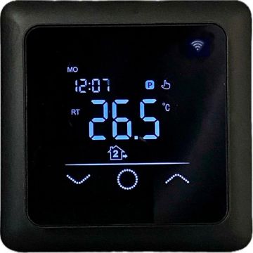 Терморегулятор электронный PROFI Therm (Профи Терм) PT ES39W Atlas програмируемый Black
