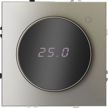 Терморегулятор электронный Voltum (Вольтум) S70 с индикацией и датчиком, для теплого пола, (шелк) VLS070104