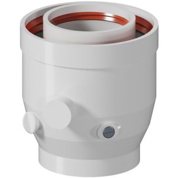 Переход Rommer (Роммер) с O60/100 на O80/125 (алюминий) (RCA-8125-000105)