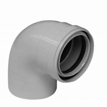 Отвод Baxi (Бакси) 90° для труб с изоляцией, диам. 80 мм (KHG71410511)