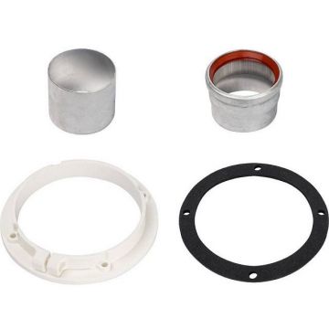 Элемент дымохода Stout (Стаут) DN60/100 адаптер для котла угловой 90° коаксиальный (совместимый с Baxi,Viessmann) (SCA-6010-210190)