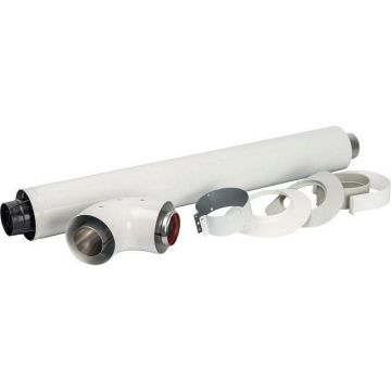 Комплект коаксиальный Stout (Стаут) для прохода через стену (совместим Vaillant Pro, Plus, Protherm Пантера, Гепард) 60/100, 850 мм (SCA-6010-230850)