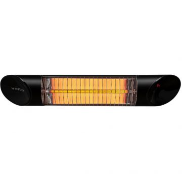 Обогреватель инфракрасный Veito (Веито) Blade Mini Black карбоновый настенный (BM1200RWB)