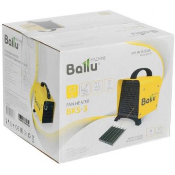Пушка тепловая электрическая Ballu (Баллу) прямого нагрева 2,2 кВт (BKN-3)