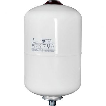 Расширительный бак Stout (Стаут) для ГВС вертикальный белый 12 л (STW-0015-000012)