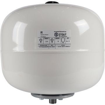 Расширительный бак Stout (Стаут) для ГВС вертикальный белый 24 л (STW-0015-000024)