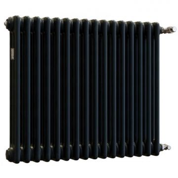 Радиатор секционный Arbonia (Арбония) 3057/24 нижнее подключение (с вентилем) № 69 1/2″ RAL 9005 МТ