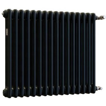 Радиатор секционный Arbonia (Арбония) 3057/10 нижнее подключение (с вентилем) № 69 1/2″ RAL 9005 МТ