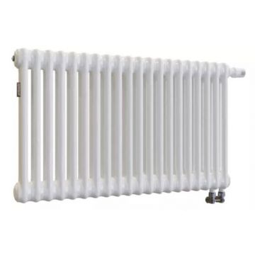 Радиатор секционный Arbonia (Арбония) 2057/12 нижнее подключение (с вентилем) № 69 1/2″ RAL 9016 Белый