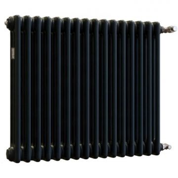 Радиатор секционный Arbonia (Арбония) 3057/26 нижнее подключение (с вентилем) № 69 1/2″ RAL 9005 МТ