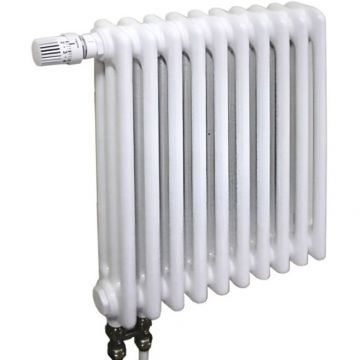 Радиатор секционный Arbonia (Арбония) 3030/10 нижнее подключение (с вентилем) № 69 1/2″ RAL 9016 Белый