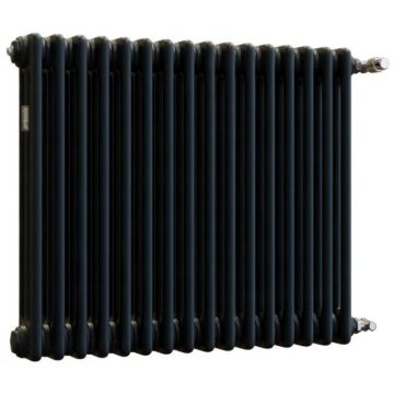 Радиатор секционный Arbonia (Арбония) 3057/28 нижнее подключение (с вентилем) № 69 1/2″ RAL 9005 МТ