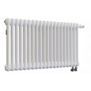 Радиатор секционный Arbonia (Арбония) 2057/14 нижнее подключение (с вентилем) № 69 1/2″ RAL 9016 Белый