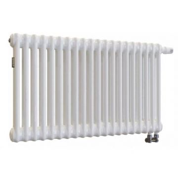 Радиатор секционный Arbonia (Арбония) 2057/16 нижнее подключение (с вентилем) № 69 1/2″ RAL 9016 Белый