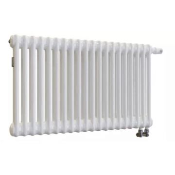 Радиатор секционный Arbonia (Арбония) 3057/8 нижнее подключение (с вентилем) № 69 твв 1/2″ RAL 9016 Белый