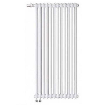 Радиатор секционный Arbonia (Арбония) 3180/6 нижнее подключение (с вентилем) № 69 1/2″ RAL 9016 Белый