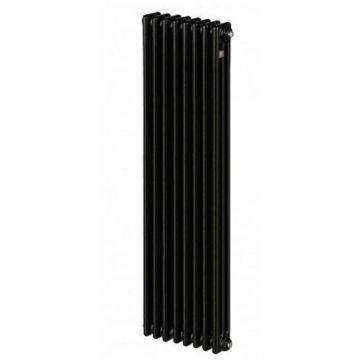 Радиатор секционный Arbonia (Арбония) 3180/8 нижнее подключение (с вентилем) № 69 1/2″ RAL 9005 МТ