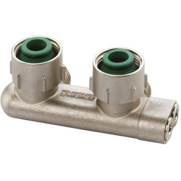 Узел нижнего подключения Simplex (Симплекс) перекрестный E2/50 угловой 3/4x3/4″ (F10079)