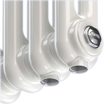 Радиатор стальной двухтрубчатый Rifar (Рифар) Tubog TUB 2057 26 секций DV1 подключение нижнее Белый (TUB 2057-26-DV1)