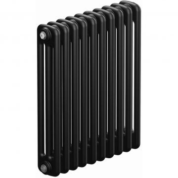 Радиатор стальной трубчатый Rifar (Рифар) Tubog 3057 10 секций 460x565x107 мм боковое подключение 3/4″ Антрацит матовый