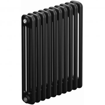 Радиатор стальной трубчатый Rifar (Рифар) Tubog 3057 8 секций 368x565x107 мм боковое подключение 3/4″ Антрацит матовый
