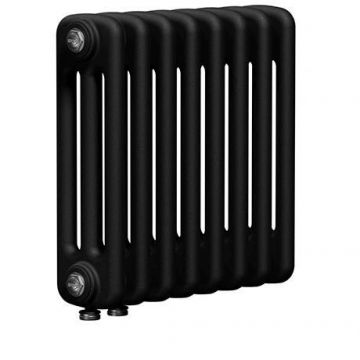 Радиатор стальной трубчатый Rifar (Рифар) Tubog Ventil 3037 24 секции 1104x365x107 мм нижнее подключение (с вентилем) 3/4″ Антрацит матовый