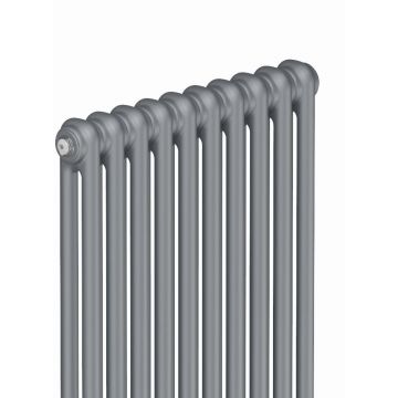 Радиатор стальной трубчатый Rifar (Рифар) Tubog 2180 8 секций 368x1800x66 мм боковое подключение 3/4″ ВР Титан матовый