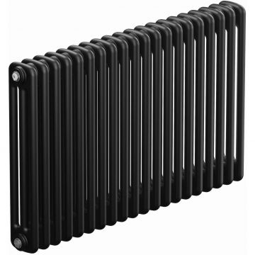 Радиатор стальной трубчатый Rifar (Рифар) Tubog 3057 20 секций 920x565x107 мм боковое подключение 3/4″ Антрацит матовый