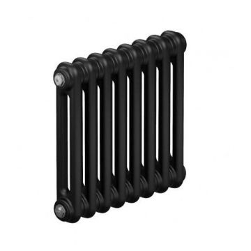 Радиатор стальной трубчатый Rifar (Рифар) Tubog 3037 12 секций 552x365x107 мм боковое подключение 3/4″ Антрацит матовый