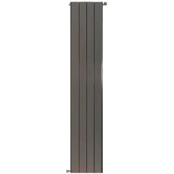 Радиатор алюминиевый Stout (Стаут) Sebino 1800 4 секции универсальное подключение серый 2676 cod.08 (SRA-1120-18000804)