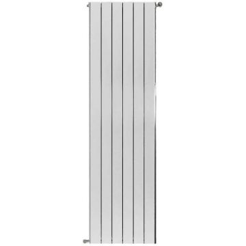 Радиатор алюминиевый Stout (Стаут) Sebino 2000 6 секций универсальное подключение белый RAL 9010 (SRA-1120-200006)