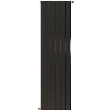 Радиатор алюминиевый Stout (Стаут) Sebino 2000 6 секций универсальное подключение черный 2748 cod.07 (SRA-1120-20000706)