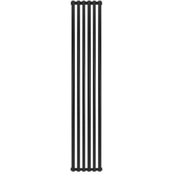 Радиатор алюминиевый Stout (Стаут) Tonale 1800 6 секций универсальное подключение черный 2748 cod.07 (SRA-2120-18000706)
