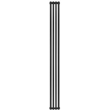 Радиатор алюминиевый Stout (Стаут) Tonale 2000 4 секции универсальное подключение черный 2748 cod.07 (SRA-2120-20000704)